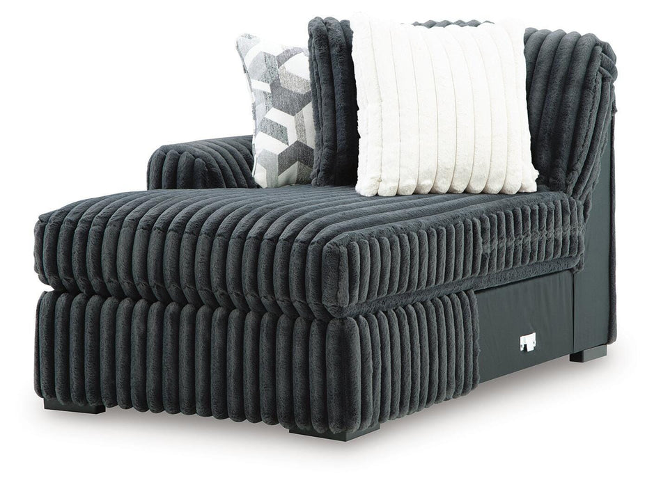 Midnight-Madness Sectional with Chaise - Eclectic 79 Furniture Store
