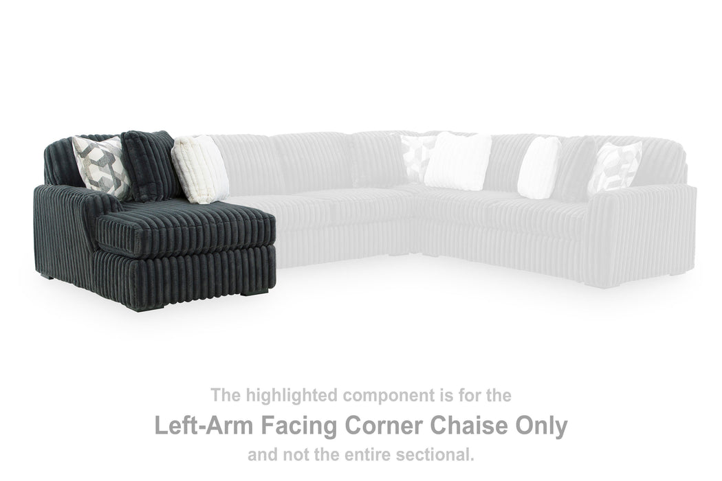 Midnight-Madness Sectional Sofa with Chaise - Eclectic 79 Furniture Store