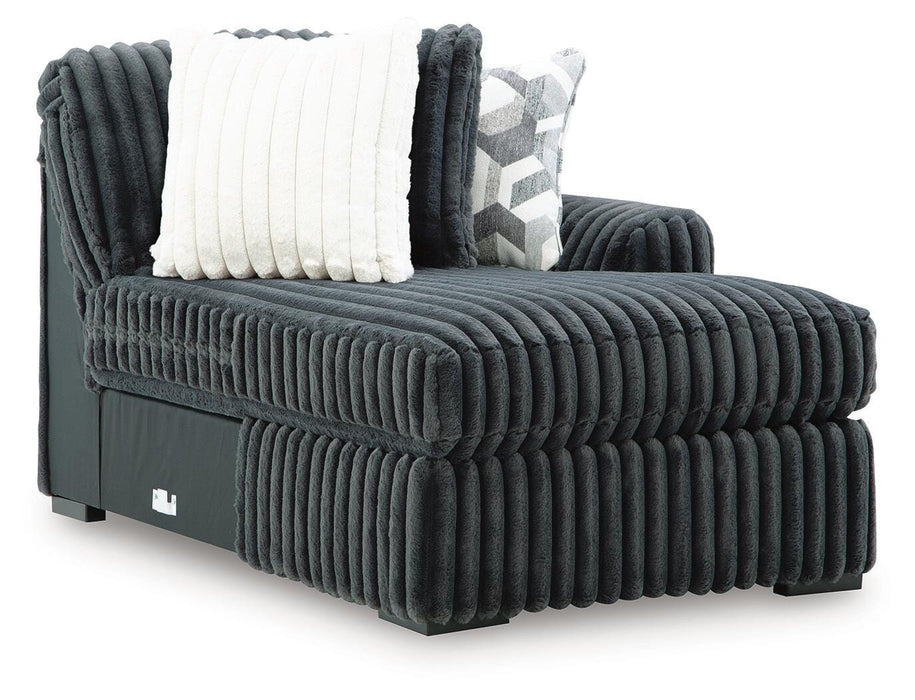 Midnight-Madness Sectional with Chaise - Eclectic 79 Furniture Store