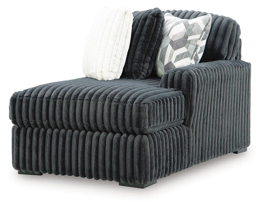 Midnight-Madness Sectional with Chaise - Eclectic 79 Furniture Store