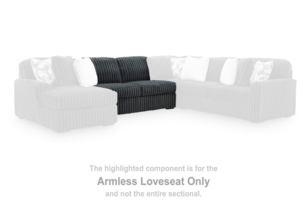 Midnight-Madness Sectional with Chaise - Eclectic 79 Furniture Store