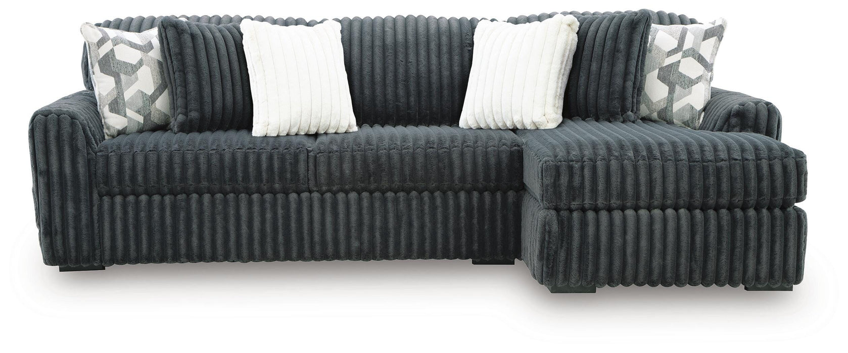 Midnight-Madness Sectional Sofa with Chaise - Eclectic 79 Furniture Store