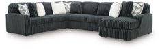 Midnight-Madness Sectional with Chaise - Eclectic 79 Furniture Store
