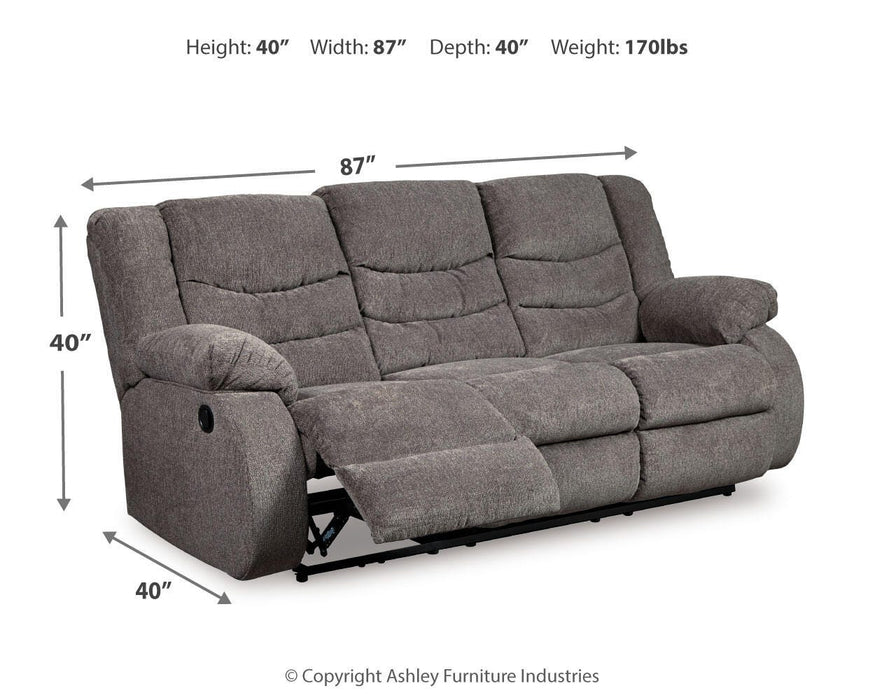Tulen Reclining Sofa - Eclectic 79 Furniture Store