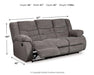 Tulen Reclining Sofa - Eclectic 79 Furniture Store