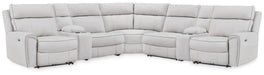 Social Pointe Reclining Sectional with Storage Consoles - Eclectic 79 Furniture Store