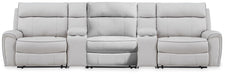 Social Pointe Reclining Sectional with Storage Consoles - Eclectic 79 Furniture Store