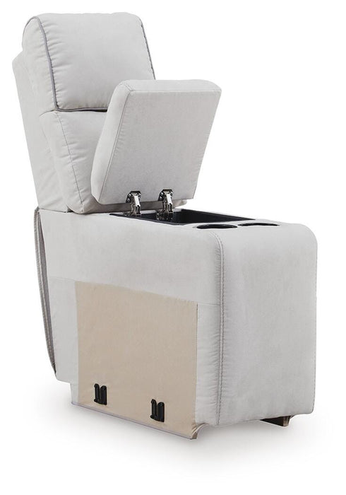 Social Pointe Reclining Sectional with Storage Consoles - Eclectic 79 Furniture Store