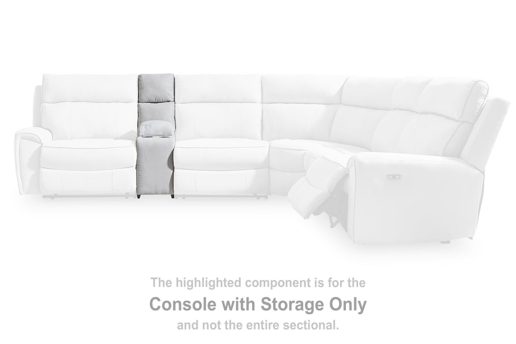 Social Pointe Reclining Sectional with Storage Consoles - Eclectic 79 Furniture Store