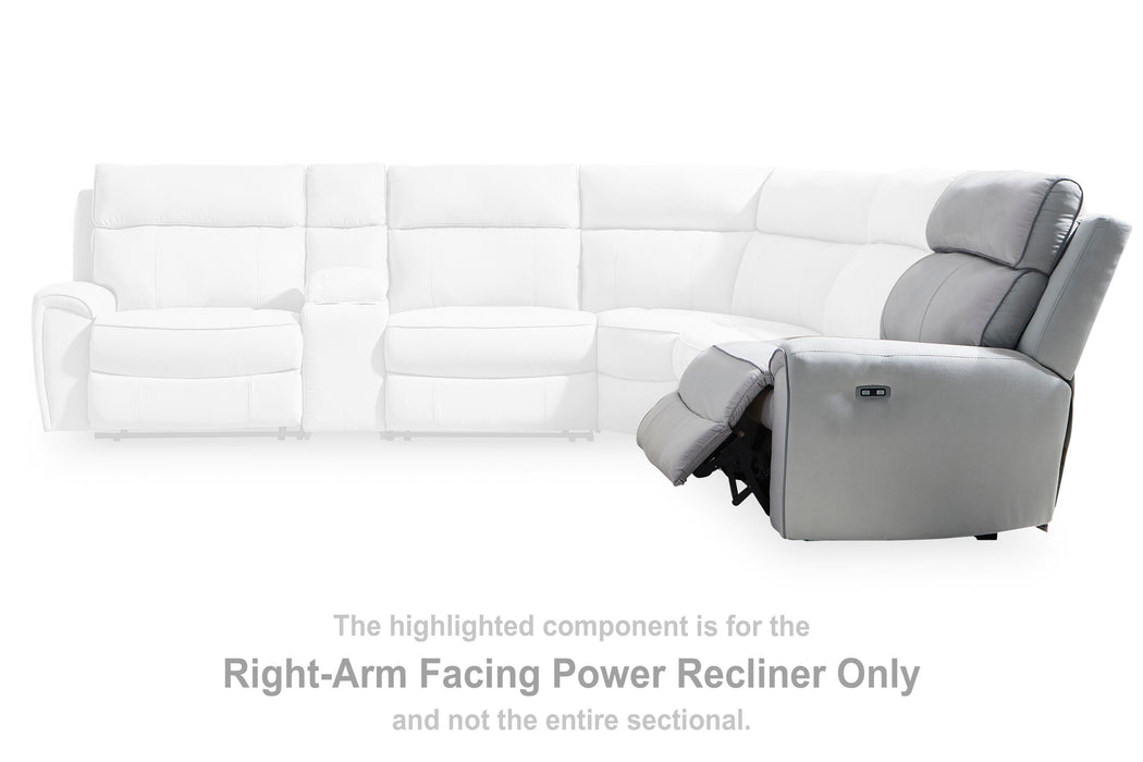 Social Pointe Reclining Sectional with Storage Consoles - Eclectic 79 Furniture Store