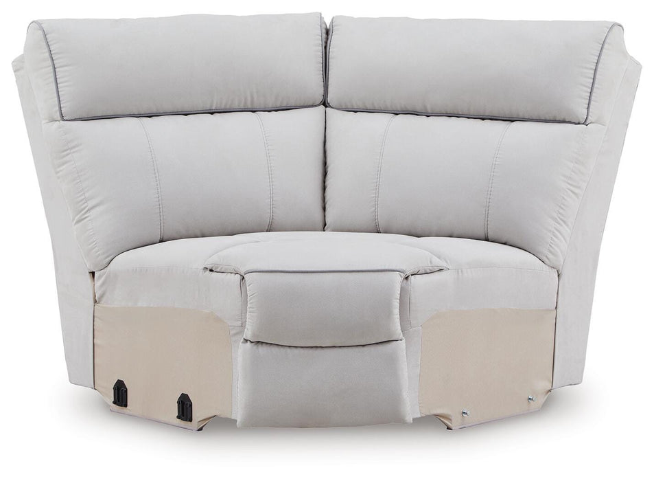 Social Pointe Reclining Sectional with Storage Consoles - Eclectic 79 Furniture Store