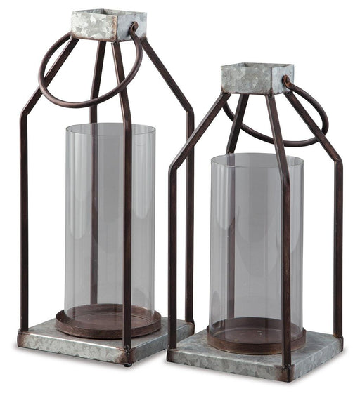 Diedrick Lantern (Set of 2) - Eclectic 79 Furniture Store