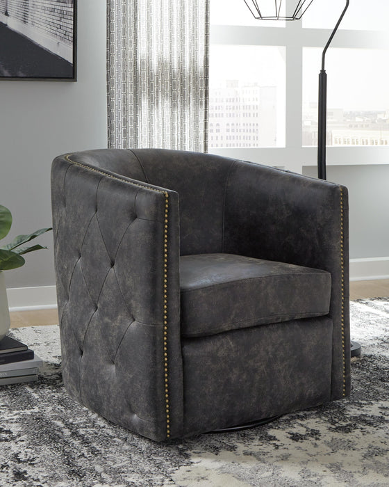 Brentlow Swivel Accent Chair - Eclectic 79 Furniture Store