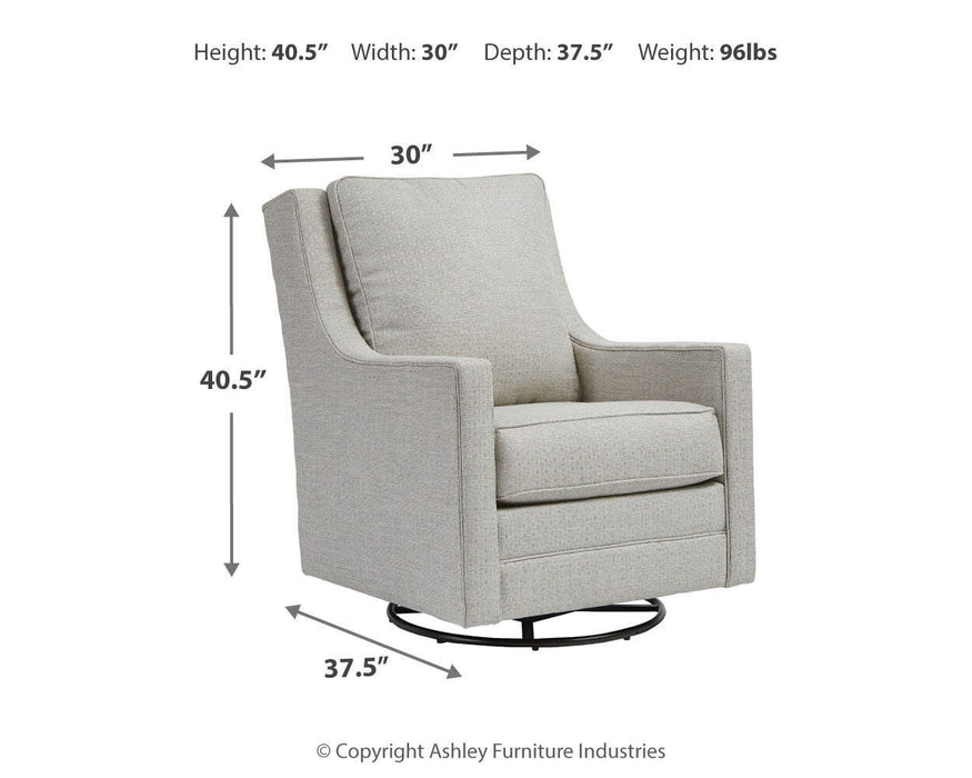 Kambria Swivel Glider Accent Chair - Eclectic 79 Furniture Store