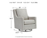 Kambria Swivel Glider Accent Chair - Eclectic 79 Furniture Store