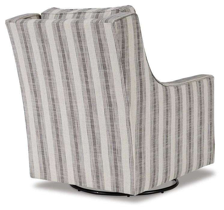 Kambria Swivel Glider Accent Chair - Eclectic 79 Furniture Store