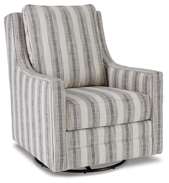 Kambria Swivel Glider Accent Chair - Eclectic 79 Furniture Store