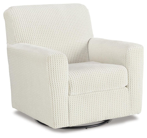 Herstow Swivel Glider Accent Chair - Eclectic 79 Furniture Store