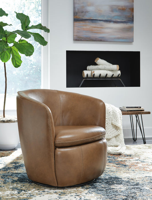 Kierreys Swivel Accent Chair - Eclectic 79 Furniture Store