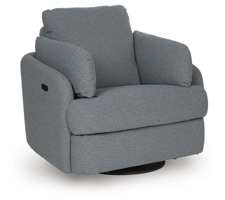 Alainmont Next-Gen Nuvella Swivel Power Recliner - Eclectic 79 Furniture Store