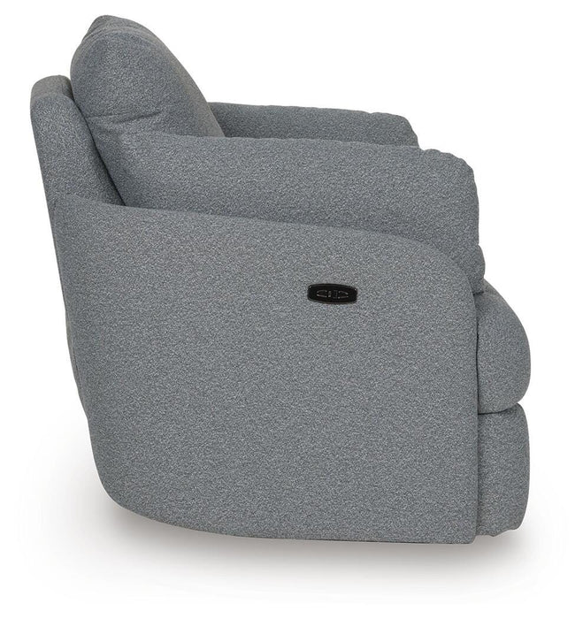 Alainmont Next-Gen Nuvella Swivel Power Recliner - Eclectic 79 Furniture Store