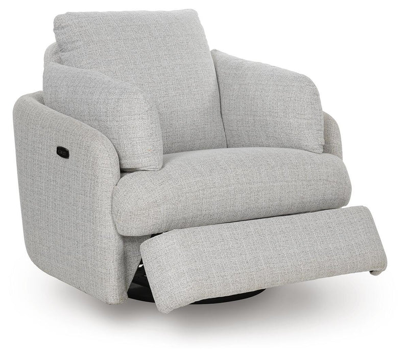 Alainmont Next-Gen Nuvella Swivel Power Recliner - Eclectic 79 Furniture Store