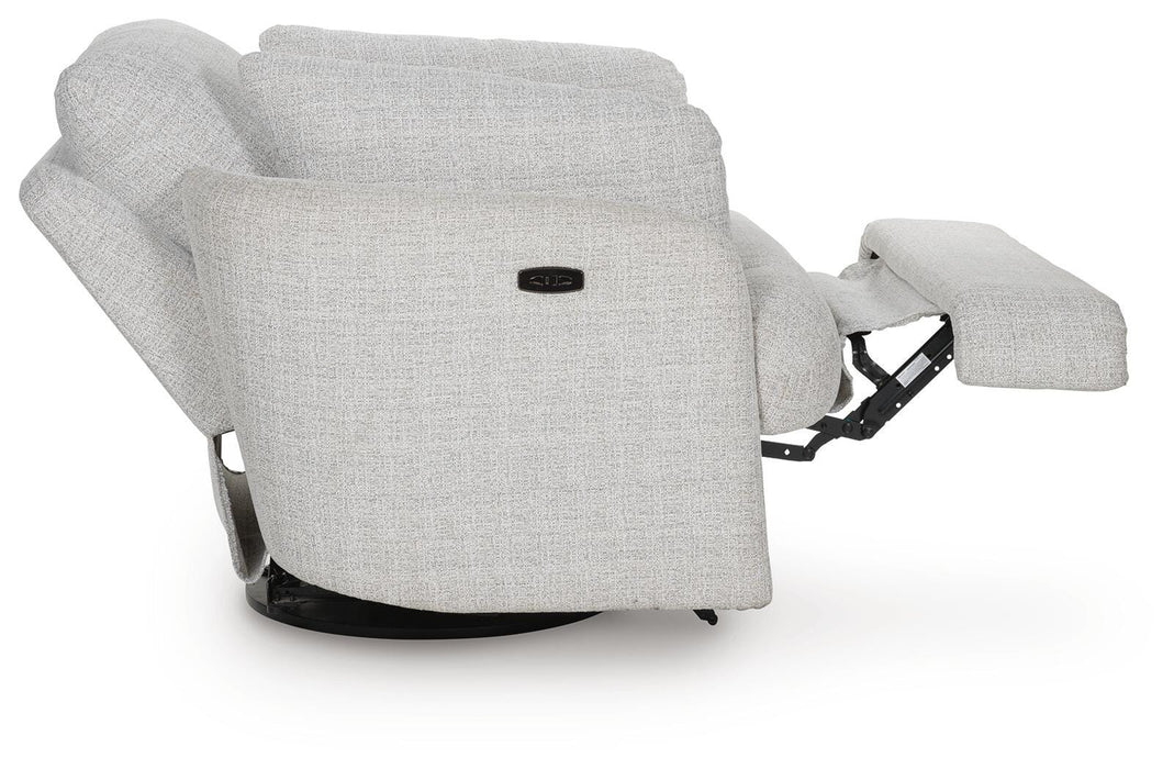 Alainmont Next-Gen Nuvella Swivel Power Recliner - Eclectic 79 Furniture Store