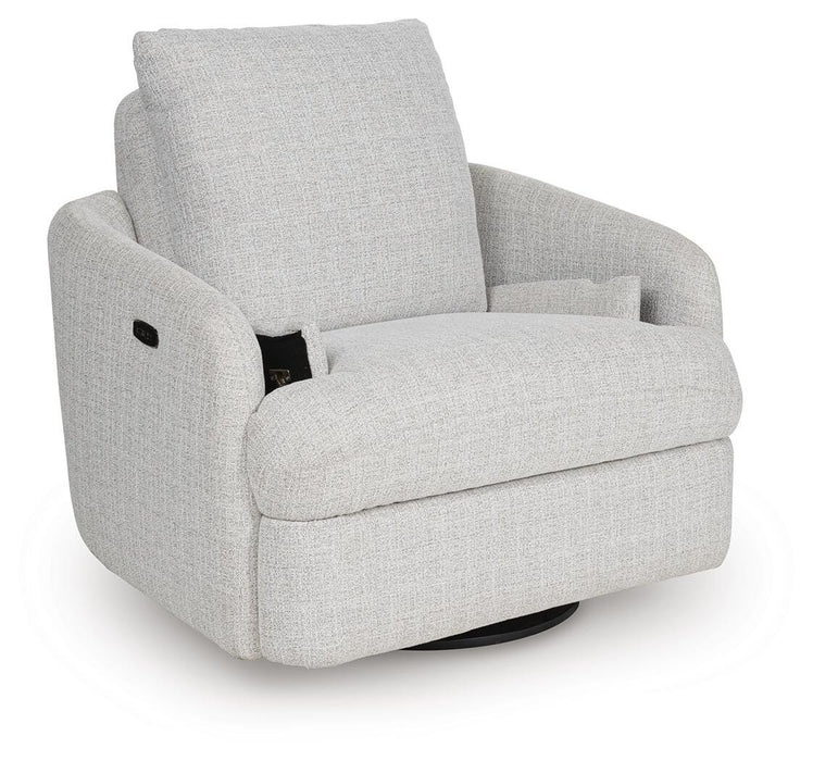 Alainmont Next-Gen Nuvella Swivel Power Recliner - Eclectic 79 Furniture Store