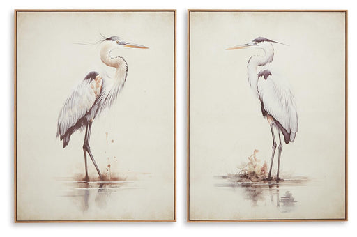 Aubinell Wall Art (Set of 2) - Eclectic 79 Furniture Store