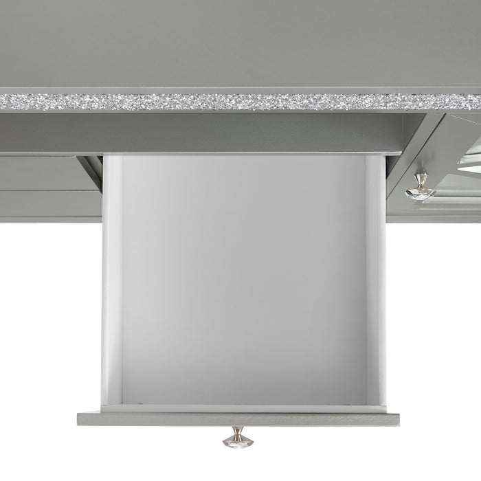 Avril 70" TV Stand in Silver - Eclectic 79 Furniture Store