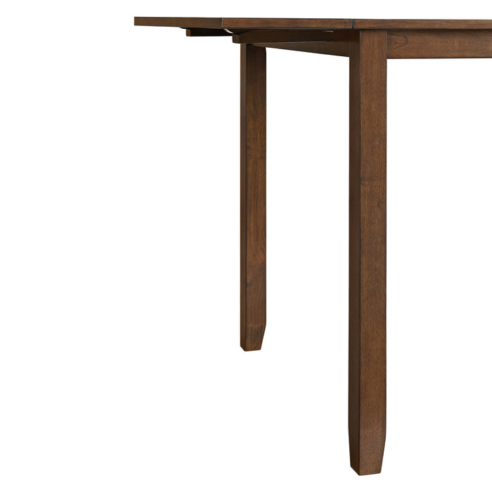 Alex 3PC Dining Set with Drop Leaf Table in Espresso - Eclectic 79 Furniture Store