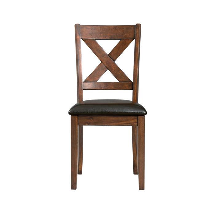 Alex Dining Side Chair Espresso (2 PER PACK) - Eclectic 79 Furniture Store