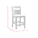 Amherst Counter Height Dining Set in Grey-Table & Four PU Chairs - Eclectic 79 Furniture Store