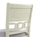 Amherst Counter Side Chair W/Fabric Cushion White Finish (2 Per Pack) - Eclectic 79 Furniture Store