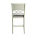 Amherst Counter Side Chair W/Fabric Cushion White Finish (2 Per Pack) - Eclectic 79 Furniture Store