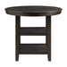 Amherst Counter Table w/Wood Leg Dark Finish - Eclectic 79 Furniture Store