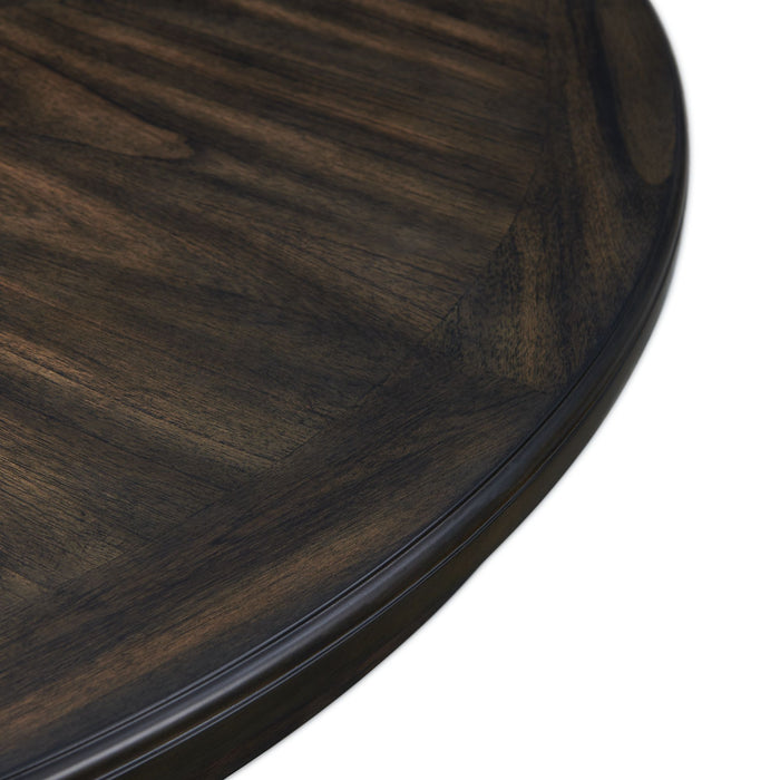 Amherst Dining Table w/Wood Leg Dark Finish