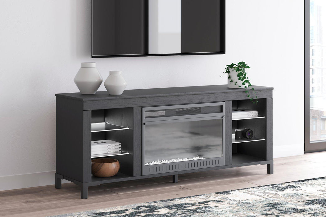 Cayberry 60" TV Stand with Electric Fireplace - Eclectic 79 Furniture Store
