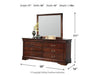Alisdair Dresser and Mirror - Eclectic 79 Furniture Store