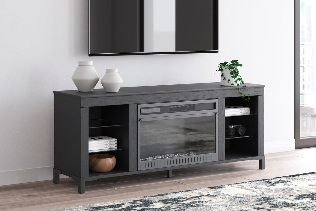 Cayberry 60" TV Stand with Electric Fireplace - Eclectic 79 Furniture Store