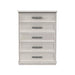 Avalanche 5-Drawer Chest in Antique White - Eclectic 79 Furniture Store