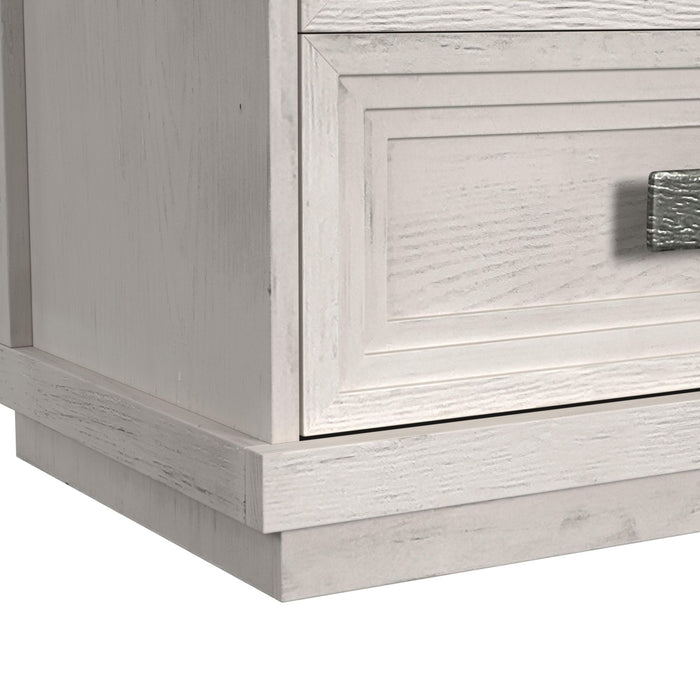 Avalanche 5-Drawer Chest in Antique White - Eclectic 79 Furniture Store