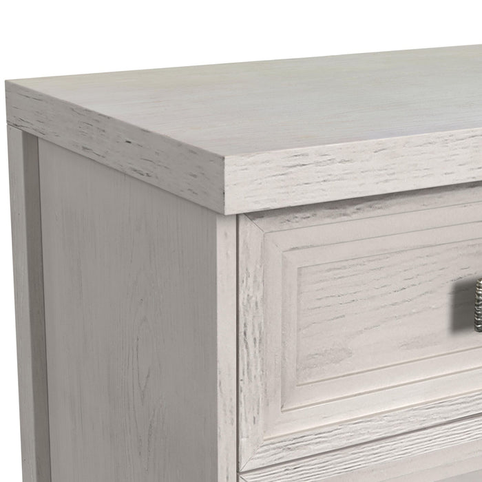 Avalanche 5-Drawer Chest in Antique White - Eclectic 79 Furniture Store