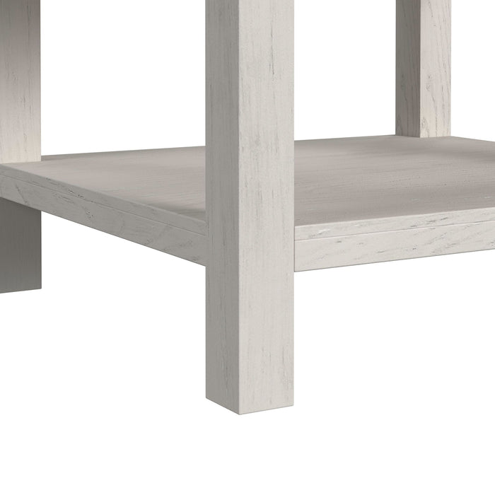 Avalanche 3PC Occasional Table Set in Antique White-Coffee Table & Two End Table - Eclectic 79 Furniture Store