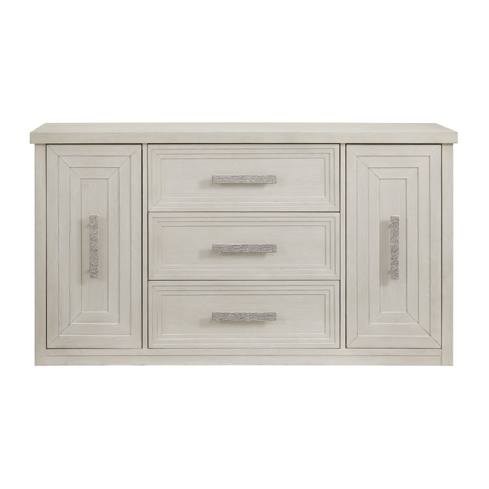 Avalanche Server in Antique White - Eclectic 79 Furniture Store