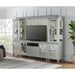 Avril 70" TV Stand in Silver - Eclectic 79 Furniture Store