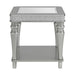 Avril End Table in Silver - Eclectic 79 Furniture Store