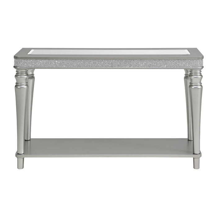 Avril Sofa Table in Silver - Eclectic 79 Furniture Store