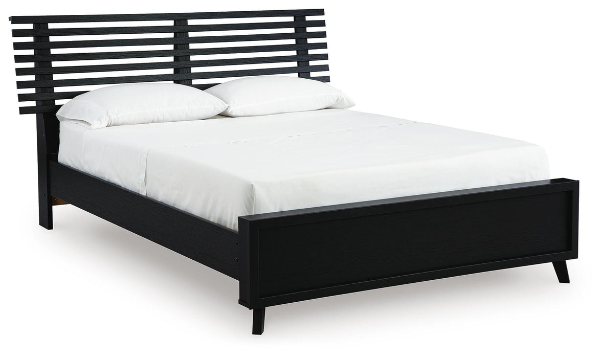 Danziar Queen Slat Bed - Eclectic 79 Furniture Store