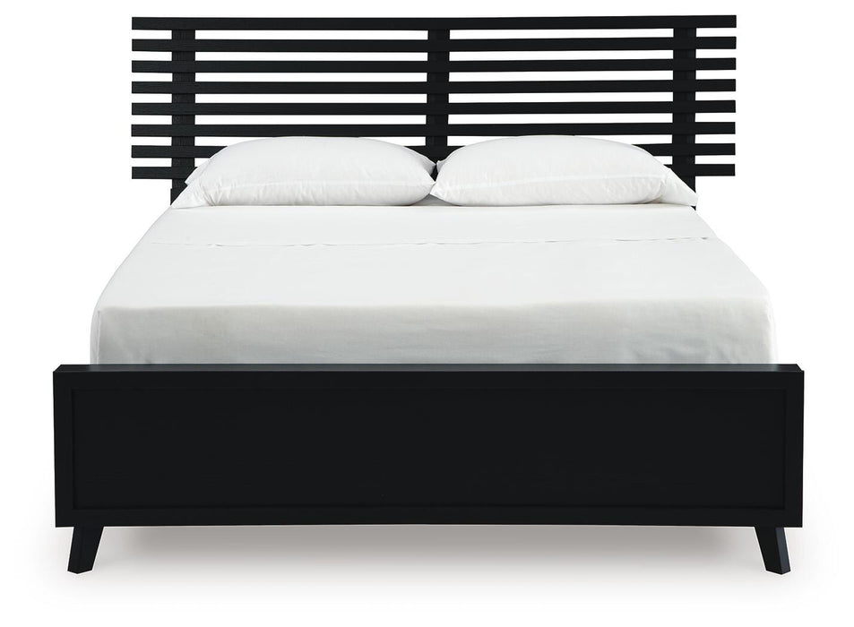Danziar Queen Slat Bed - Eclectic 79 Furniture Store